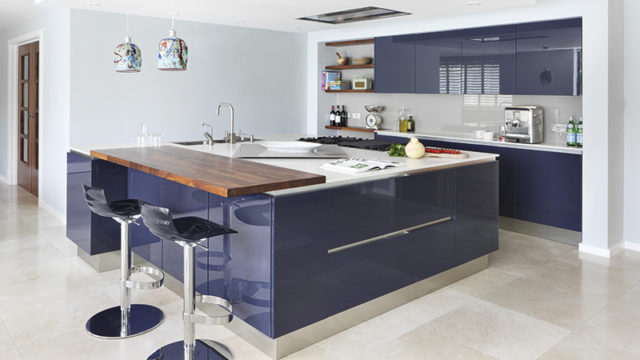 Kitchens | Homes & Interiors Scotland Case Study: Out of the blue