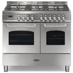 Britannia Living Fleet 100cm twin dual fuel stainless steel range cooker (low res)