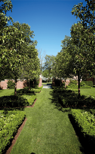 The garden is laid out as a series of ‘rooms’ with interesting pathways leading to each destination.