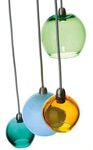 LOOKING GLASS Curiousa & Curiousa’s spectacular Cordero light will pack a punch in the home