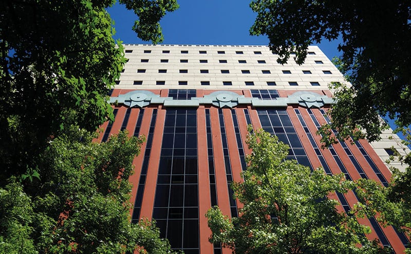 The Public Services Building, better known as the Portland Building, 1982