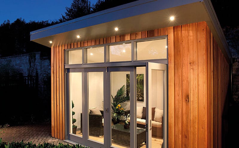 Luxury Cedar Garden Retreat, from £2,000 per sqm, Mozolowski & Murray 