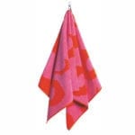 2Marimekko Unikko Red Hand Towel
