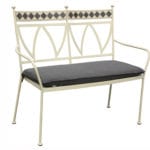 4John Lewis LG Outdoor Marrakech 2 Seater Outdoor Bench, Cream, £199