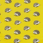 *featPrestigious Textiles Hedgehog in Jonquil from the Nature collection by Prestigious Textiles