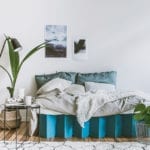 4Eco nws p219 Happy Beds Blue Cardboard Bed