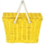 3Bobby Rabbit PIKI BASKET YELLOW
