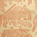 5Dedar Tiger Silk Fabric in Electric Orange by Dedar, £228