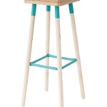 5Lagoon Marco Barstool | Beech and Steel – 80CM – 6 Colours