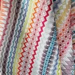 3James Hare Mikado, Rainbow £82 per metre. Enquiries 0113 243 1204 www.james-hare.com