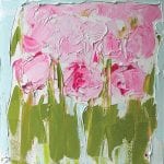 *2Art Guide front cover and Art Words page 14 Garden Peonies 40cmx40cm by Alison McWhirter 2018