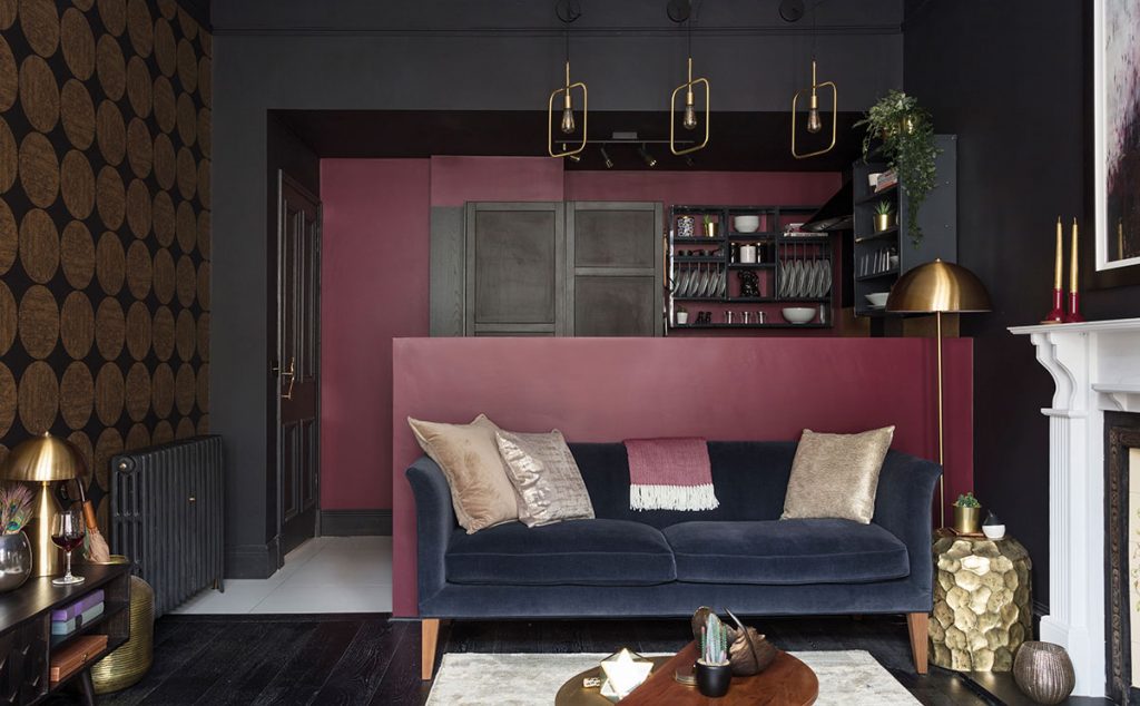 A One Of A Kind Edinburgh Apartment Used A Dark Palette And