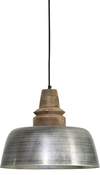 Silver Margo ceiling lamp, £145, Lombok