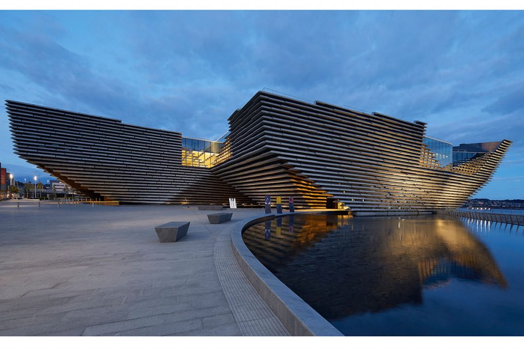 V&A Dundee (£80.1 m) Kengo Kuma & Associates with PiM.studio Architects and James F Stephen Architects for Dundee City Council