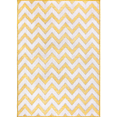 modern-rugs-yellow-chevron-rug
