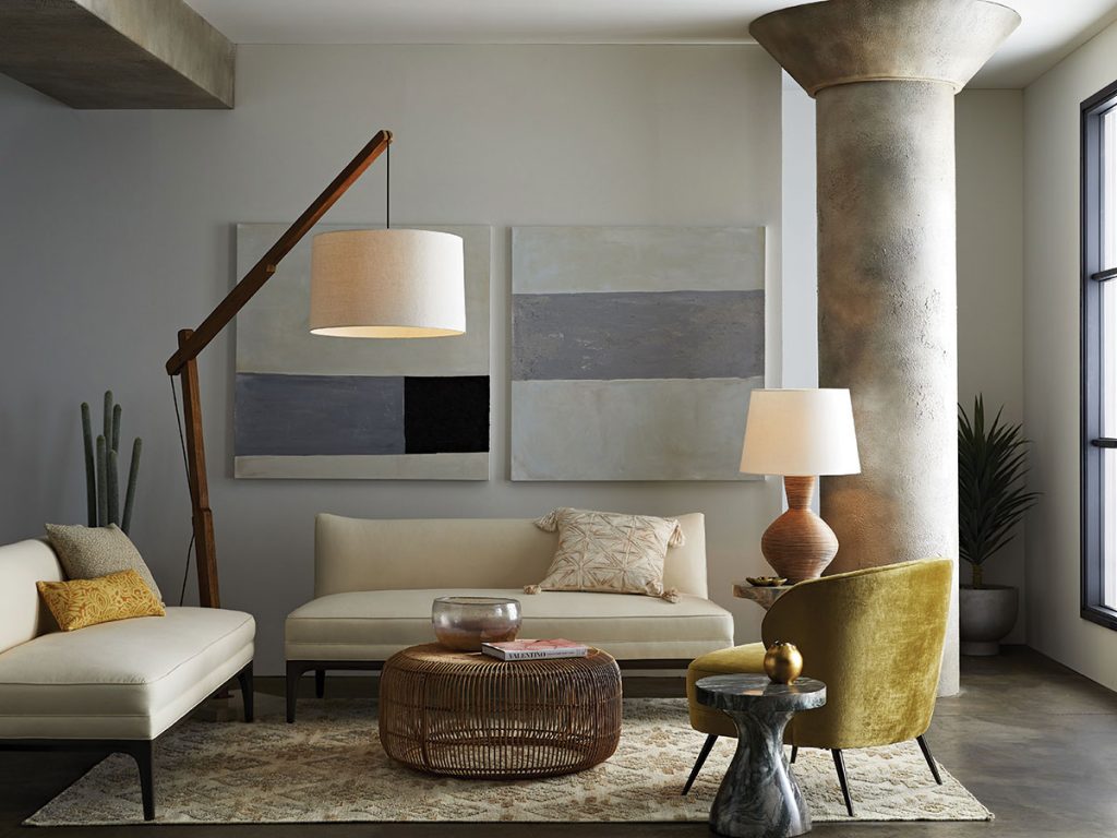 Living-rooms-Arteriors-Sarsa-Floor-Lamp-Somerset-Cocktail-Table-Serafina-Small-Accent-Table