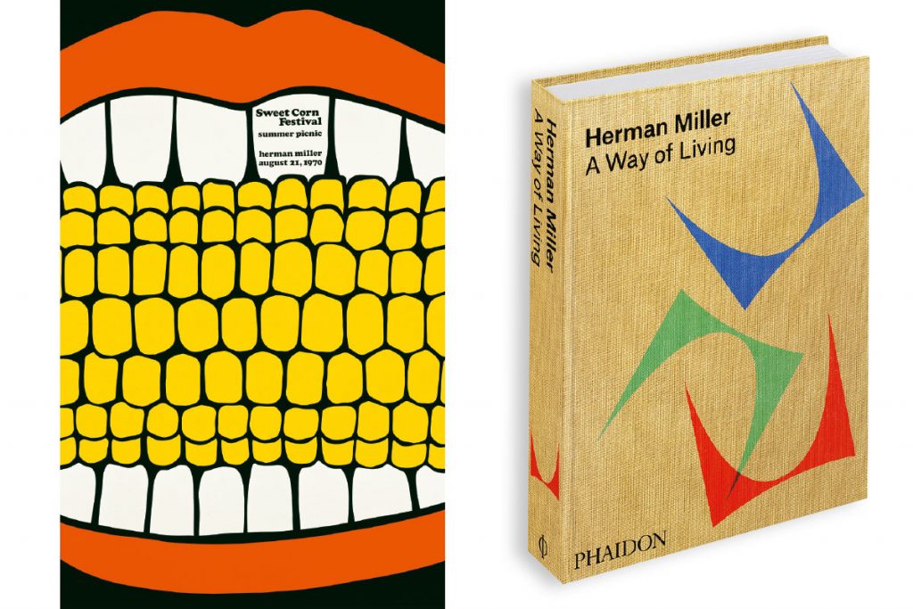 sweetcorn-festival-poster-and-herman-miller-book-cover