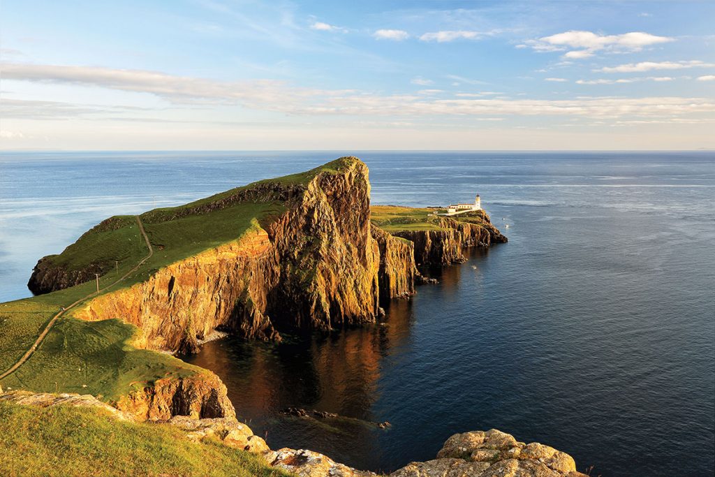 Neist Point Lighthouse On The Isle Of Skye Homes Interiors Scotland