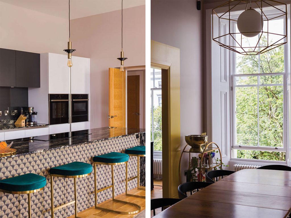 two-different-views-of-colourful-kitchen