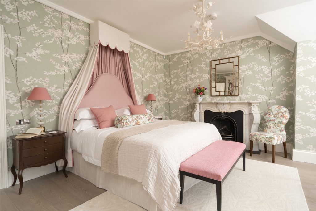 Master bedroom in victorian terraced house