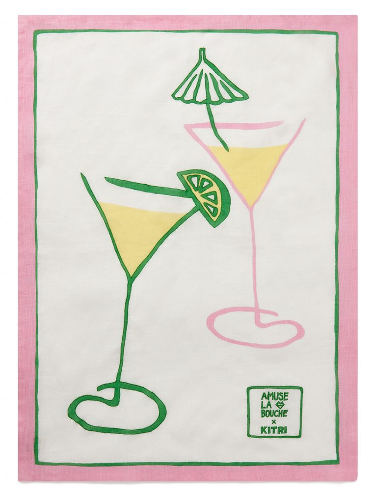 Kitri Amuse La Bouche Tea Towel