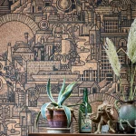 Cork wallpaper from Monkey Puzzle Tree
