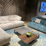 Furry sofas at Milan Design Week
