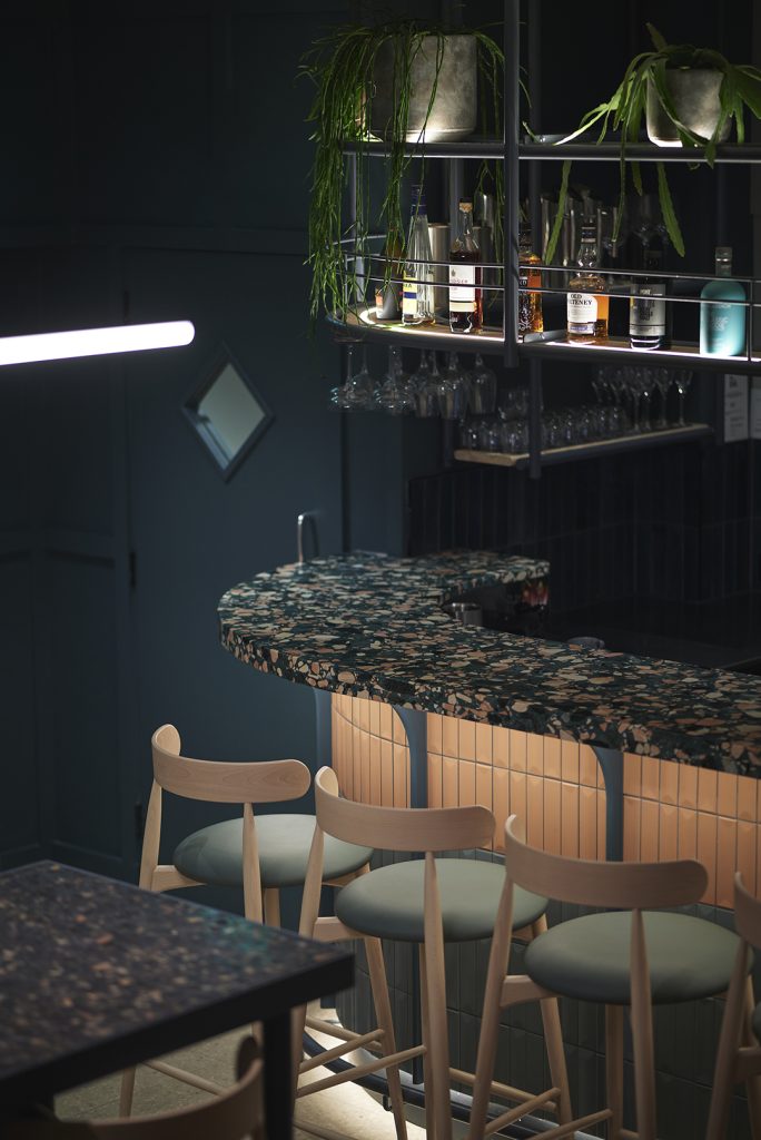 The Black Grape Edinburgh Wine Bar Interior Design