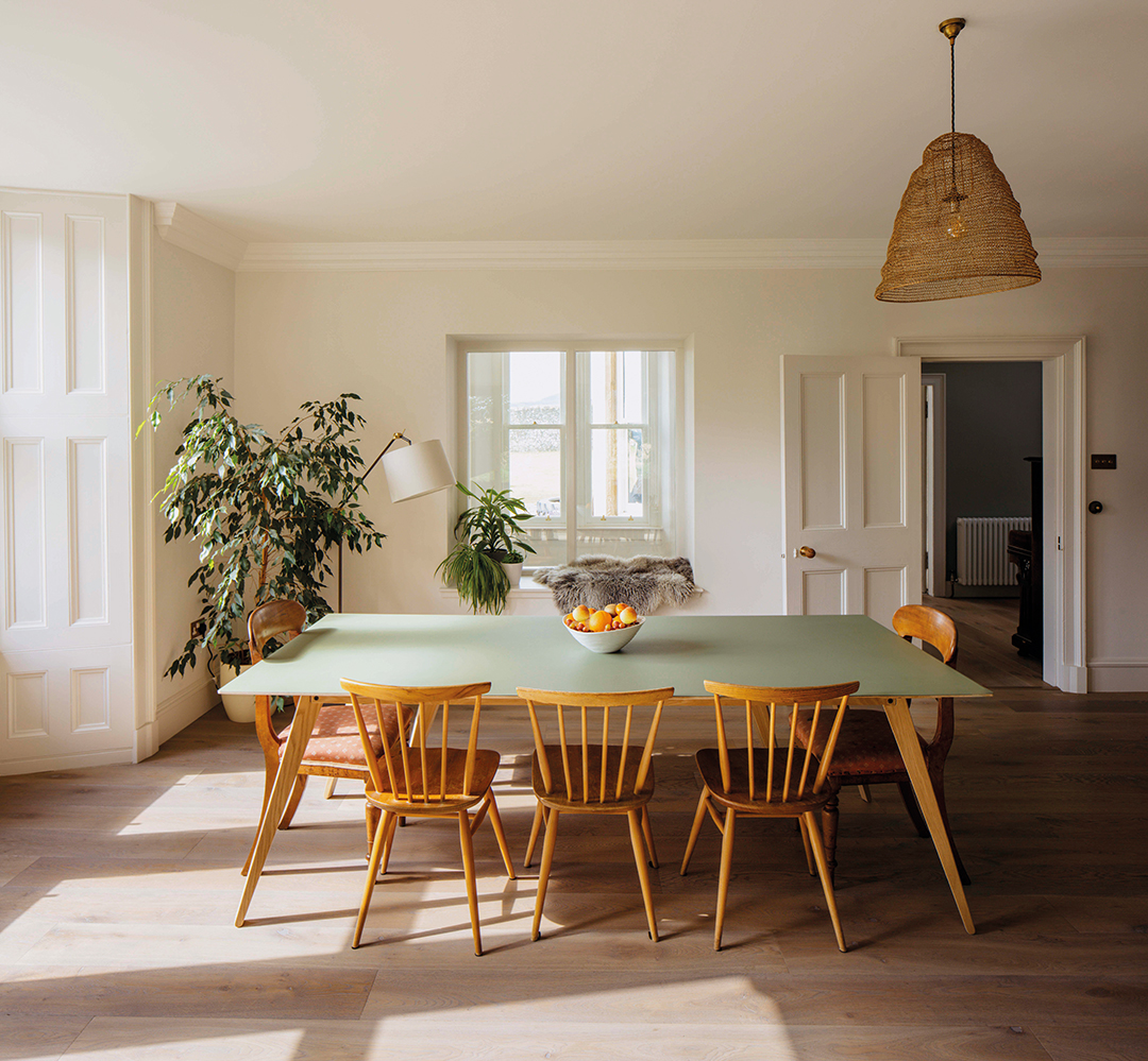 Adjoining dining room