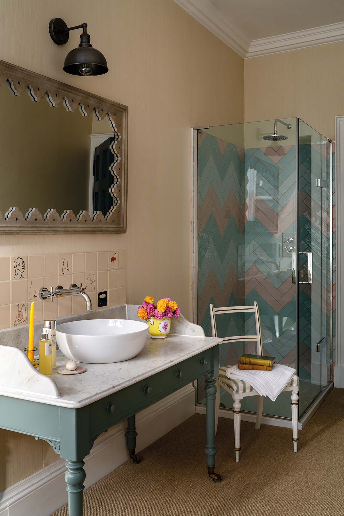 Interior designer Olivia Emery transforms Georgian country house ...