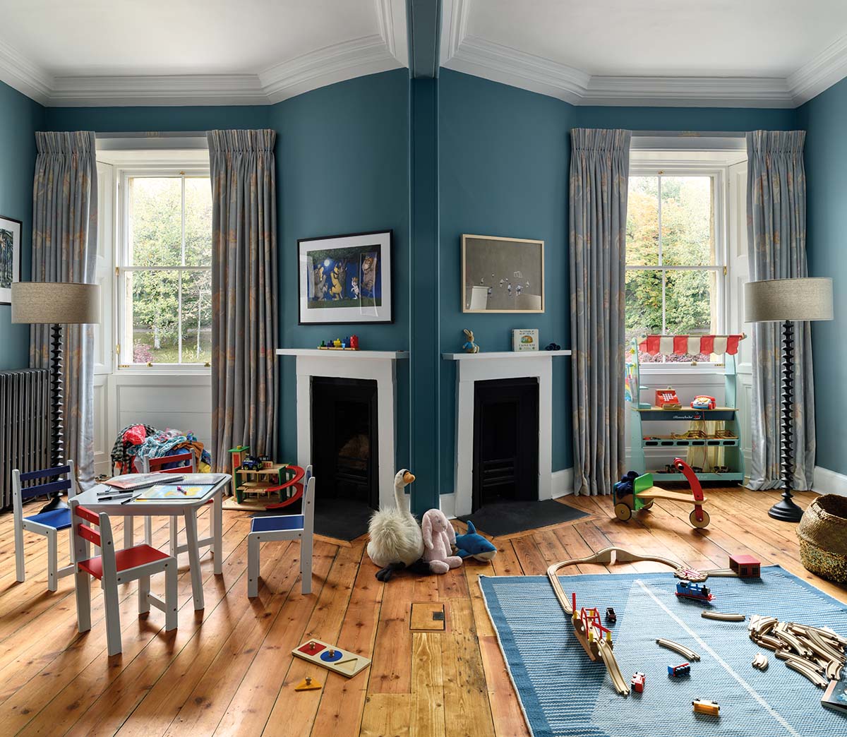 Interior designer Olivia Emery transforms Georgian country house ...