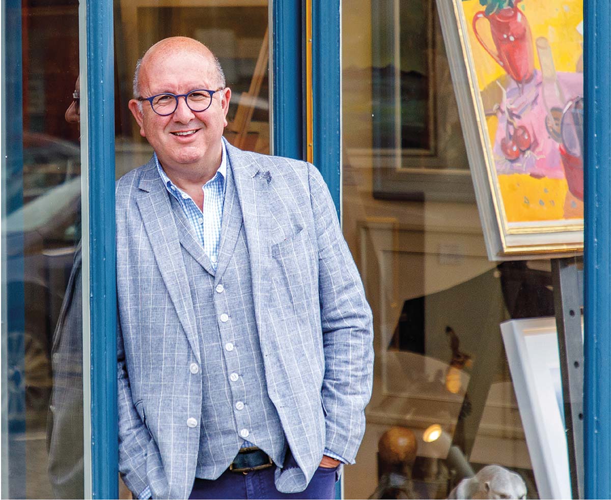 Portrait of Ballater Gallery owner David Reid