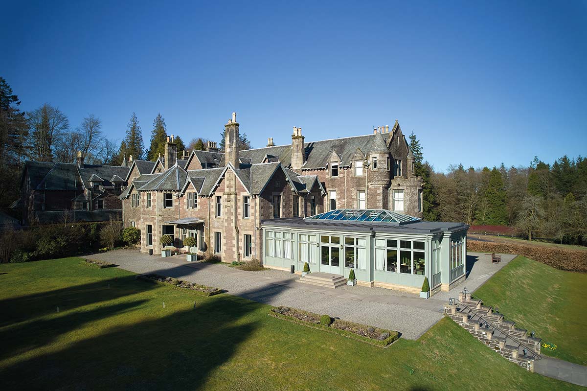 A view of the exterior of Cromlix
