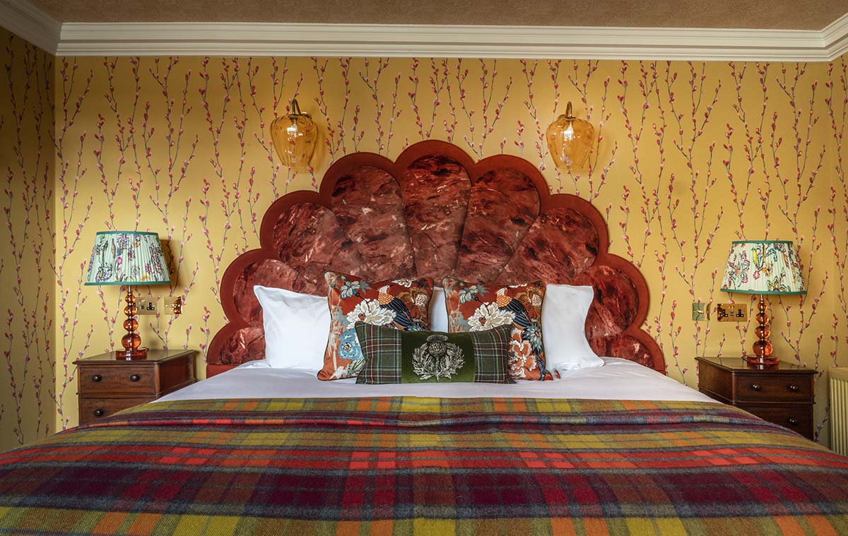 a bedroom in Glenmorangie House, best scottish hotels for a christmas getaway