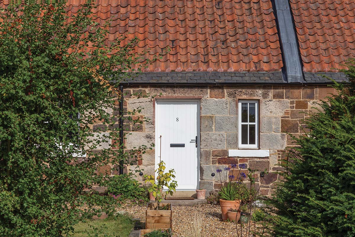 This renovated cottage in Drem, East Lothian is full of character