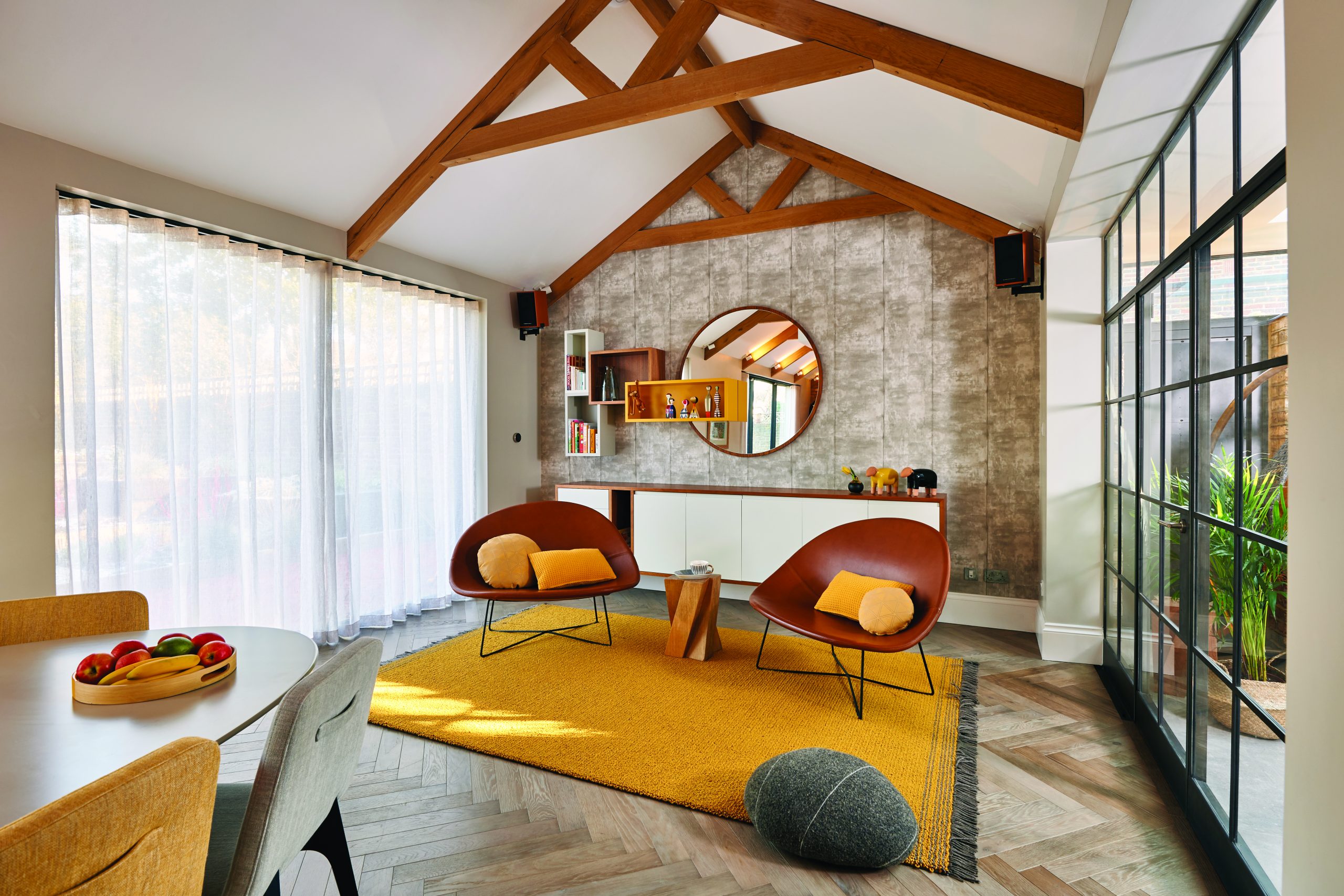 A living room design by designer Mia Karlsson