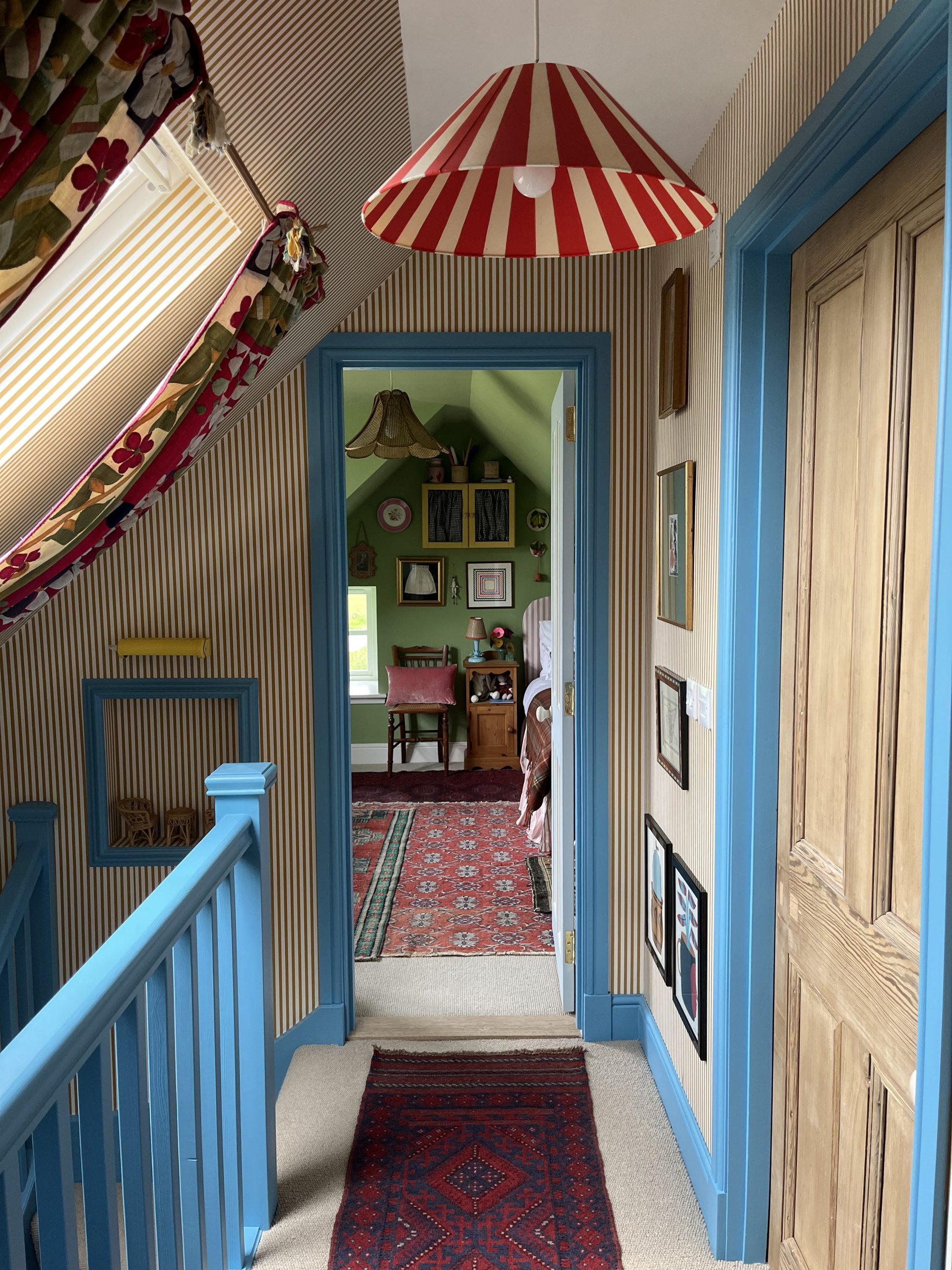 The hallway of the Scotland's Home of the Year episode one winner Rachel Dougherty