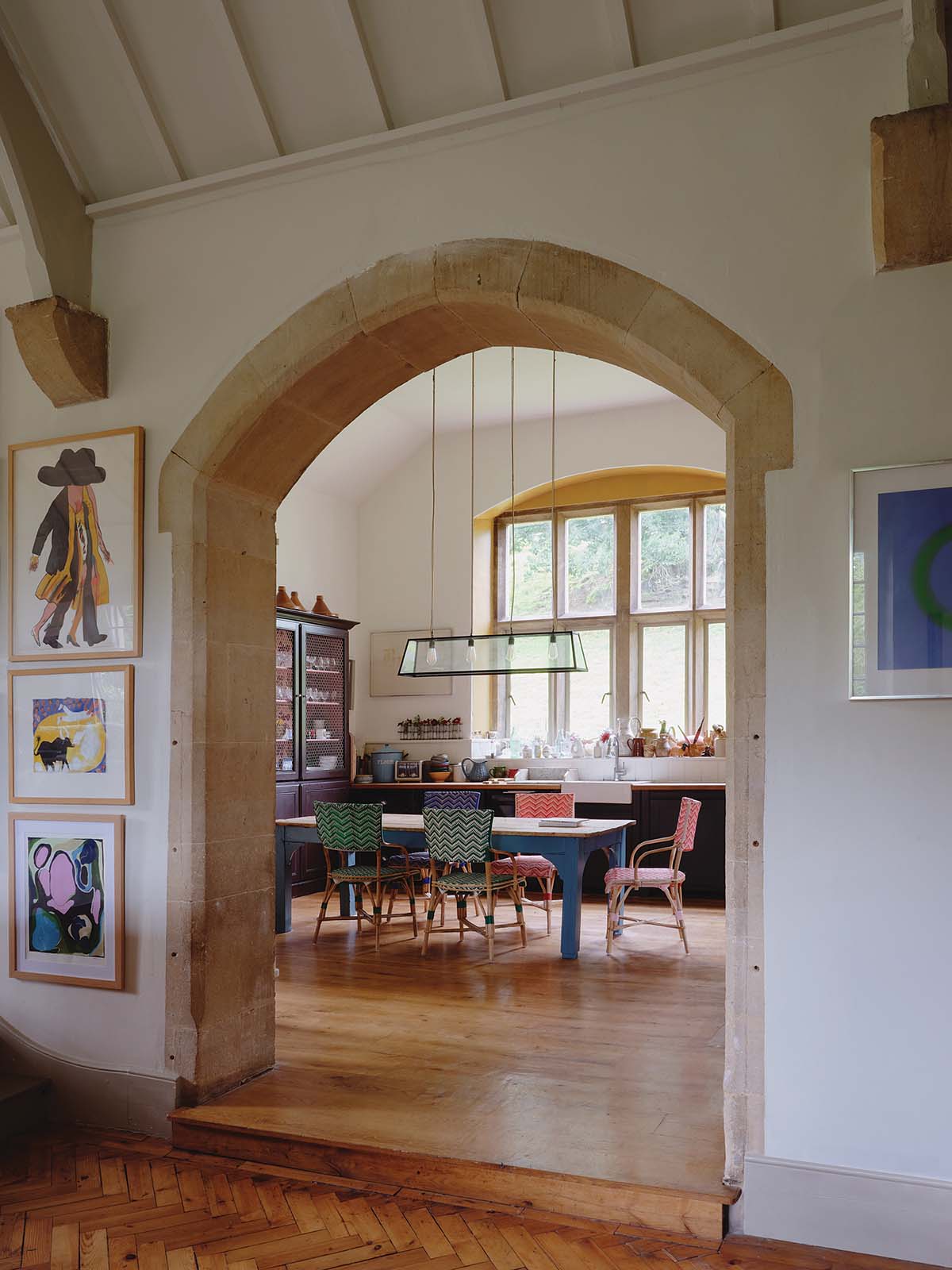 Living room for Bindloss Dawes Somerset, architecture for Old School House