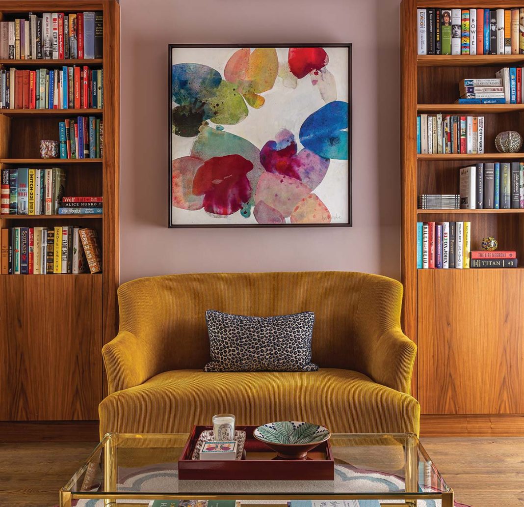 Colourful living room for interior design trends feature