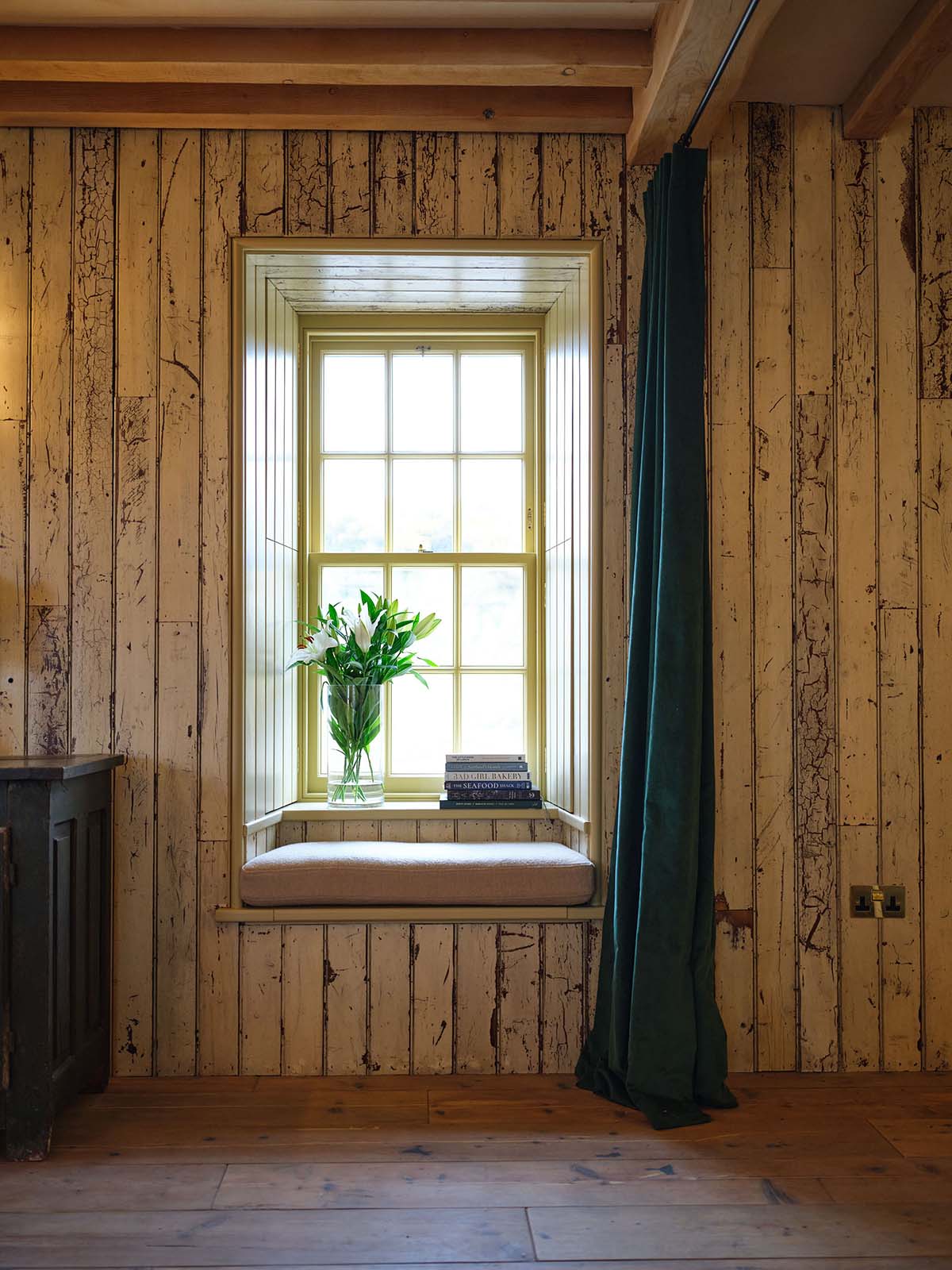 Rodel House on the Isle of Harris features a little reading nook by the window