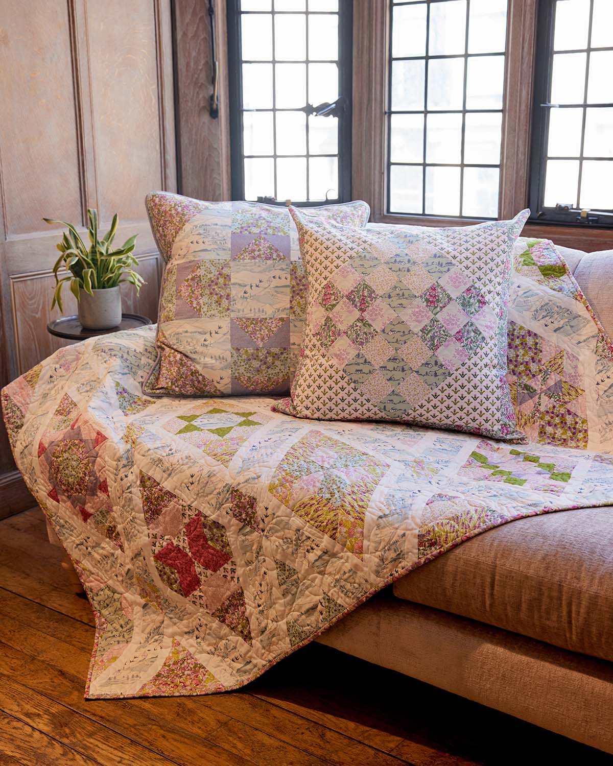 Cushion designs by Liberty London for their new collection, Postcard from the Highlands