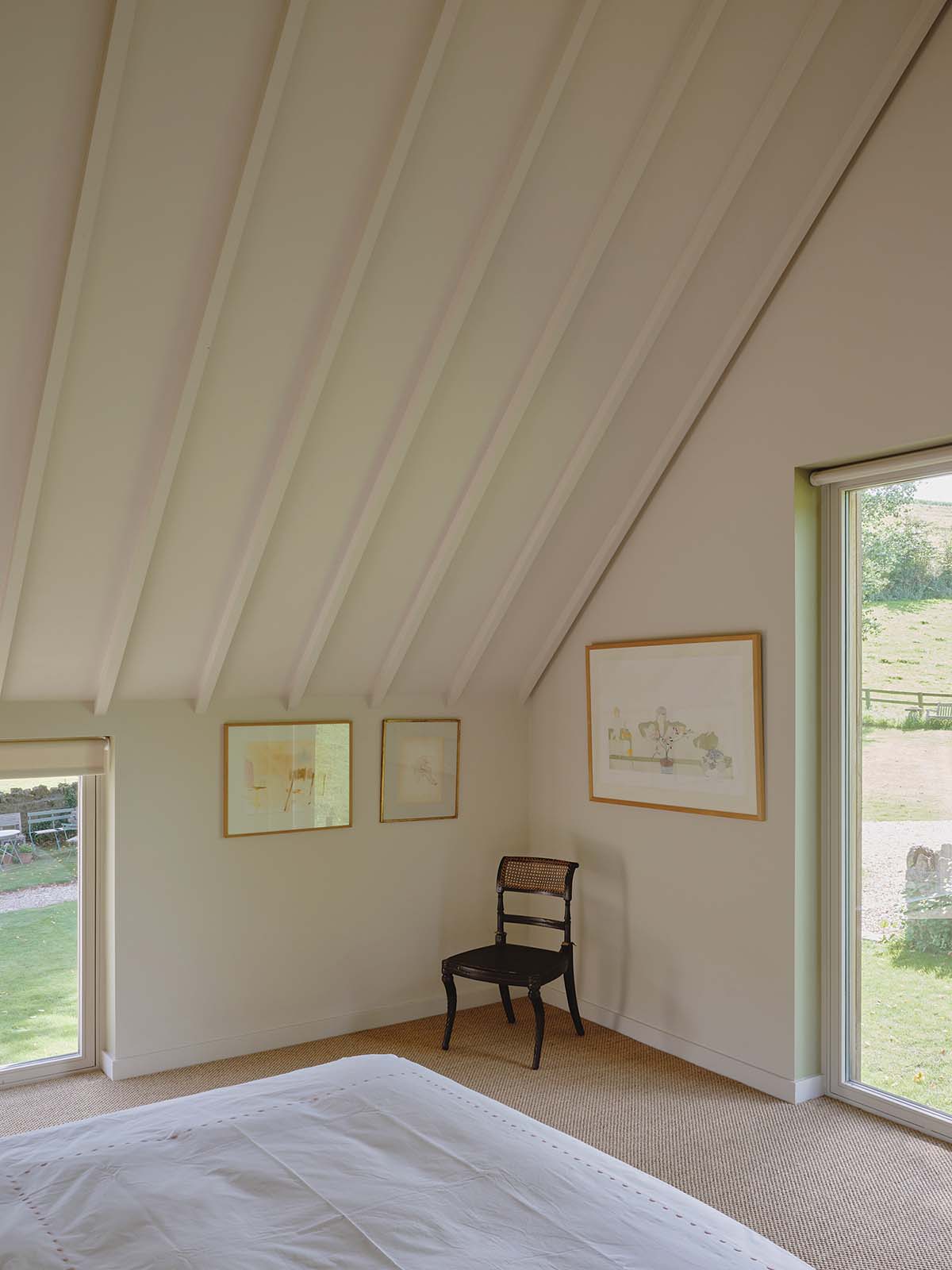 Bedroom in Joa Studholme's home - a Victorian School House