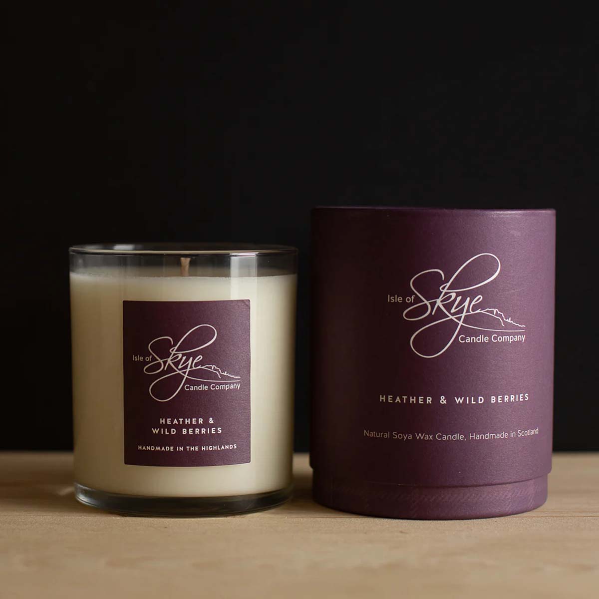 IMAGE | Heather & Wild Berries candle, £22, Isle of Skye Candle Company 