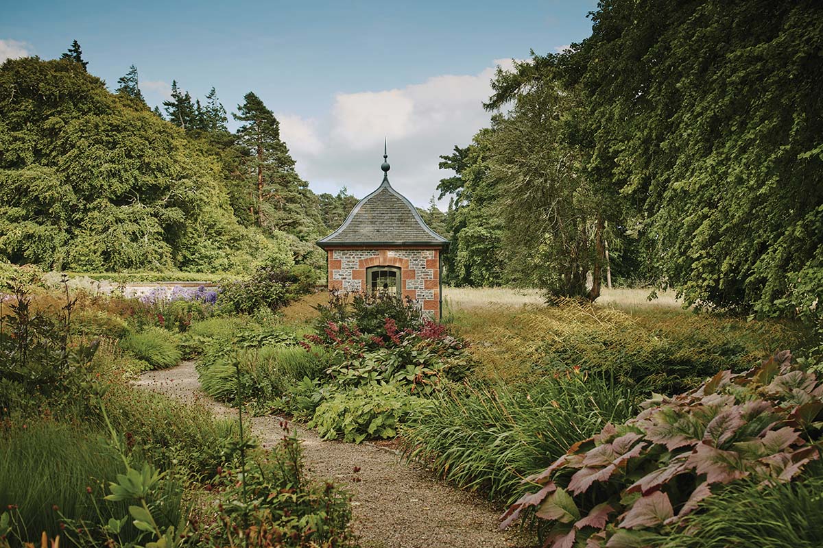 Stone well in the grounds of a homestay near Loch Ness