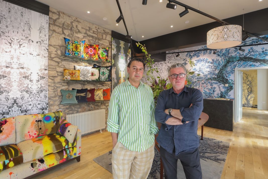 Alistair McAuley and Paul Simmons, Timorous Beasties open new showroom in Edinburgh