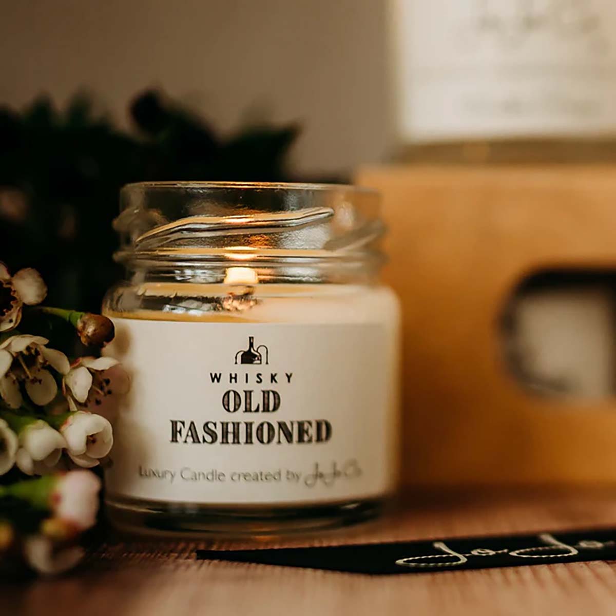 IMAGE | Whisky Old Fashioned mini candle, £6, JoJo Co.