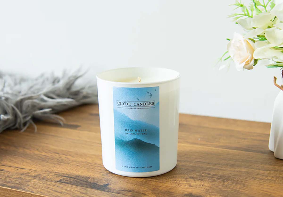 Rainwater candle, Clyde Candles