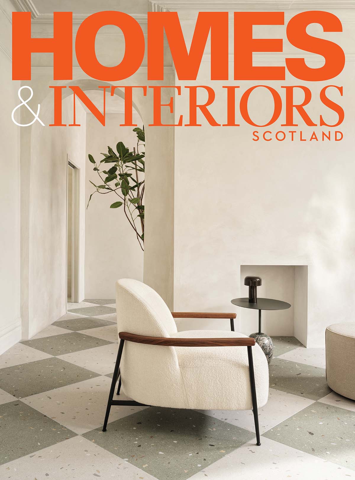 front cover of homes and interiors scotland magazine september october edition