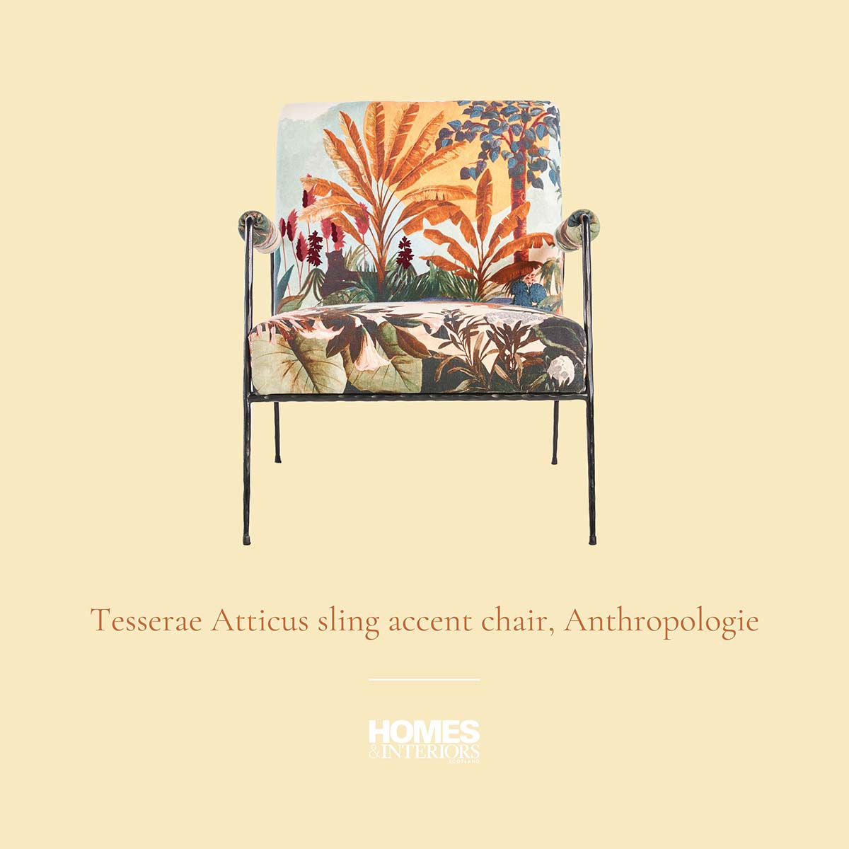 Tesserae Atticus Sling Accent Chair