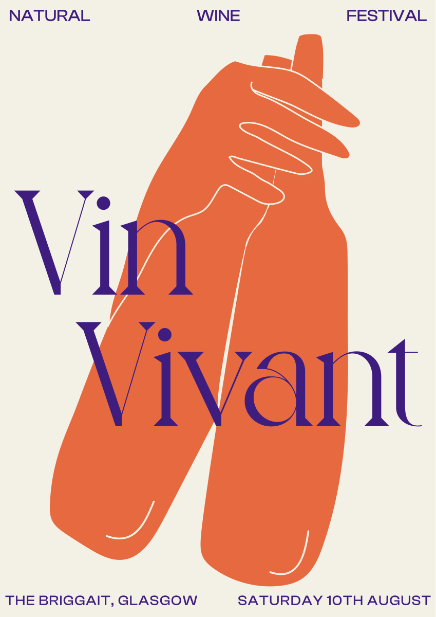 Vin vivant wine festival poster 2024